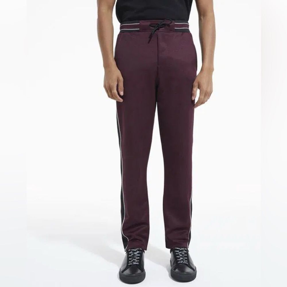 The Kooples Men's Burgundy Track Pants Joggers XXL NWT